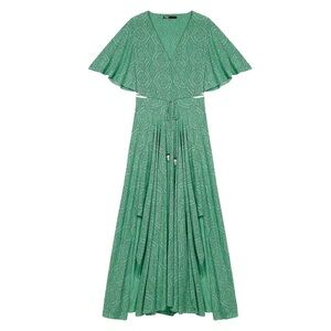 Green Maje Rimano Dress Size 42